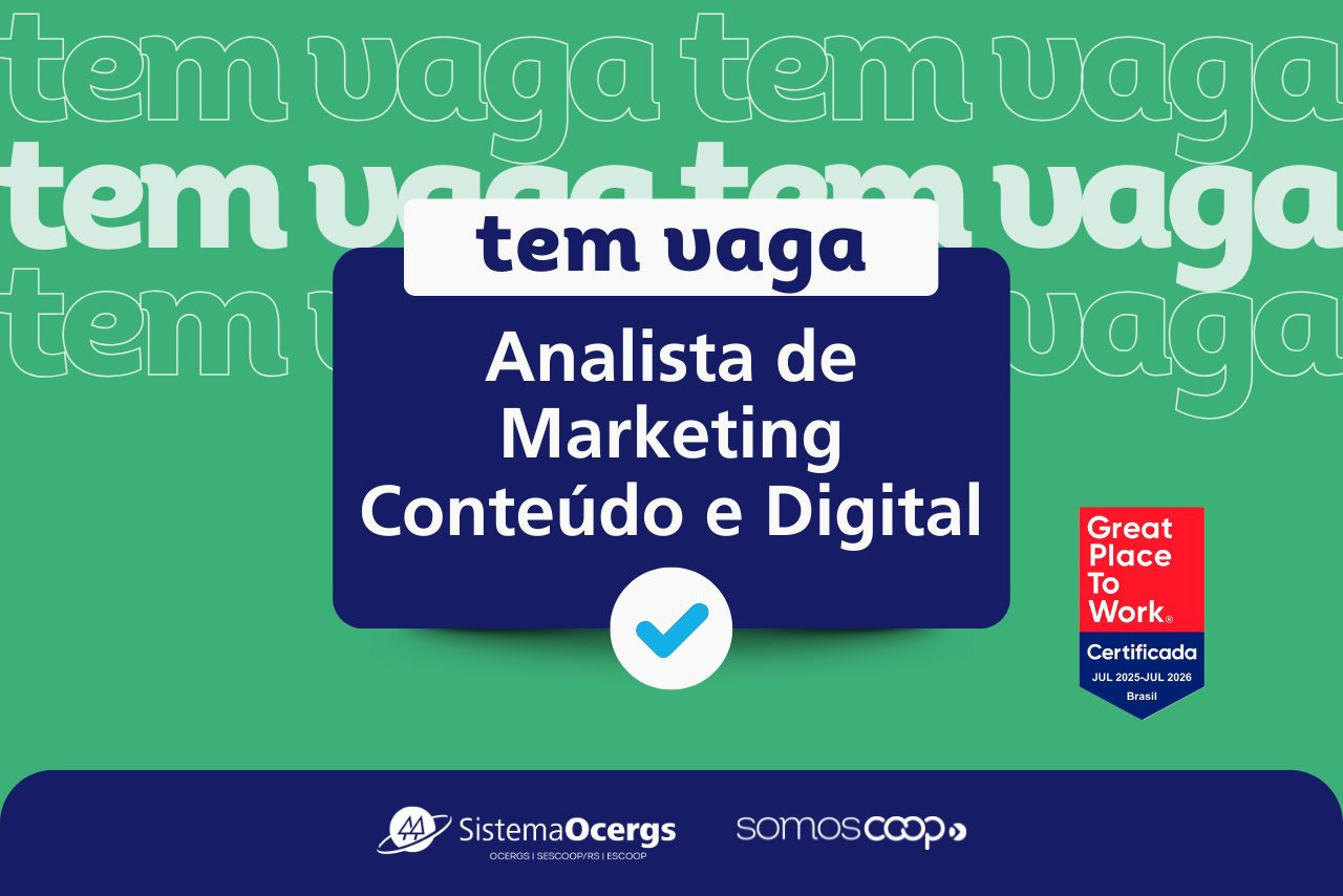 Sistema Ocergs abre vaga para Analista de Comunicação e Marketing 