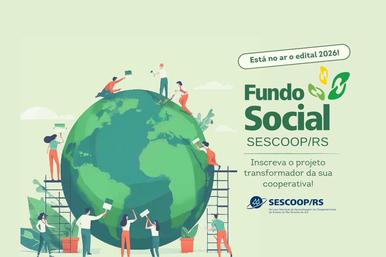 ESG na prática: Sescoop/RS lança edital do Fundo Social 2026