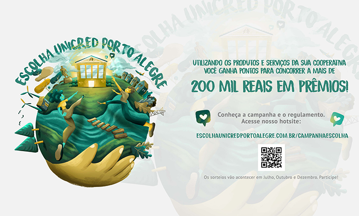 Campanha "Escolha Unicred Porto Alegre" coloca cooperados no centro do negócio