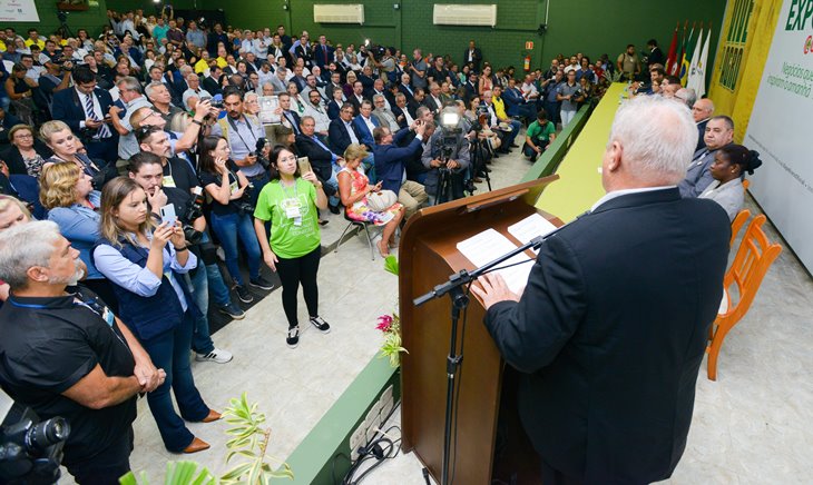 Ministra da Agricultura e governador do Estado participam da abertura da Expodireto