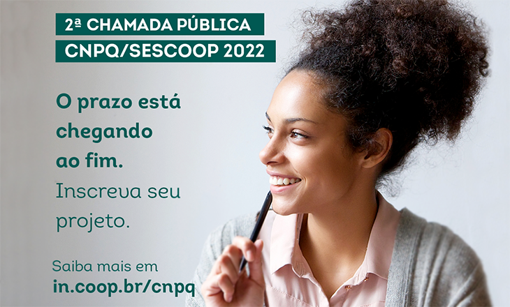 Último dia de inscrições para chamada pública do Sescoop e CNPQ