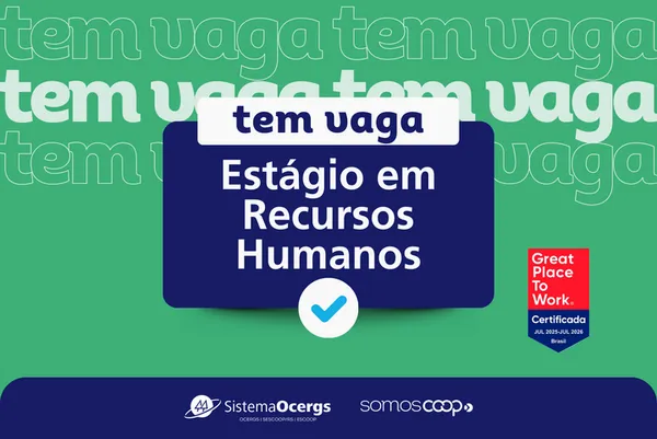 Sistema Ocergs abre vaga para Estágio em Recursos Humanos