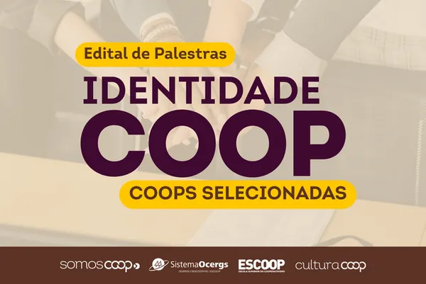 Edital contempla 20 cooperativas com palestras sobre identidade coop