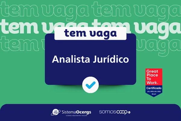 Sistema Ocergs abre vaga para Analista Jurídico